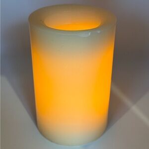 LED Flameless Candle with Real Wax - Battery Operated